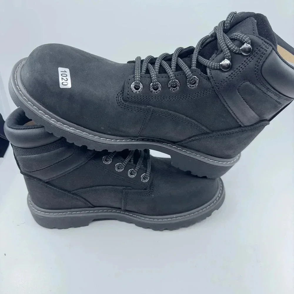 Wolverine Mens Boot Floorhand Work Lace-Up Steel Toe Leather Black Size 7 W10691 - Picture 3 of 7